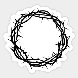 Jesus' crown of thorns Sticker